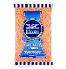 Kaufen Sie Heera Rote Linsen (Masoor-Split), 500g online ein –mit Ekirana für nur 2,60 € /