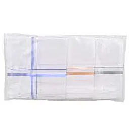 Men's Striped Handkerchief -set of 6