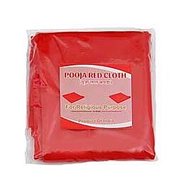 Kaufen Sie Baumwoll-Pooja-Tuch – Rot, 85 cm online ein –mit Ekirana für nur 4,25 € /