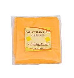 Achetez Tissu Pooja en coton - Jaune, 85 cm en ligne – avec Ekirana pour juste 4,25 € /