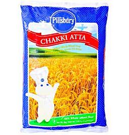 Achetez Pillsbury Chapati Chakki Atta en paquet d'exportation (farine de blé complet), 5 kg en ligne – avec Ekirana pour juste 13,69 € /