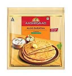 Achetez Ashirvaad Aloo Paratha, 1.6kg (Pack Familial) en ligne – avec Ekirana pour juste 14,95 € /
