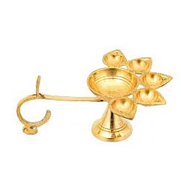 Kaufen Sie Panch Aarti Lampe aus Messing online ein –mit Ekirana für nur 15,99 € /