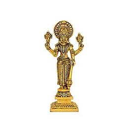 Achetez Idole du Seigneur Satyanarayan en métal et laiton en ligne – avec Ekirana pour juste 14,99 € /