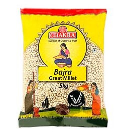 Achetez Chakra Millet perlé (Bajra) entier, 5kg en ligne – avec Ekirana pour juste 24,00 € /19,99 €