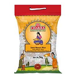 Kaufen Sie Chakra Sona Masoori Reis, 5kg online ein –mit Ekirana für nur 11,99 € /