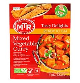 Achetez Curry de légumes mélangés MTR (plats cuisinés), 300g en ligne – avec Ekirana pour juste 2,99 € /