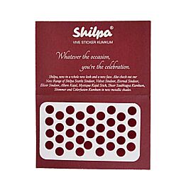Shop Shilpa Vive Sticker Kumkum- Round Bindi Stickers, Red - No 5 online – with Ekirana for Just €1.99 /