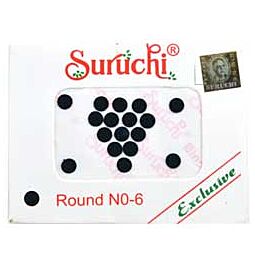 Achetez Autocollants Suruchi Bindi Noir - Rond (n° 6) en ligne – avec Ekirana pour juste 1,60 € /